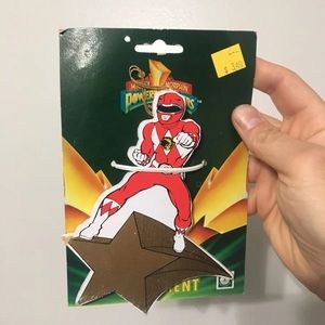 power rangers ornament 1995 red ranger